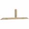 Ekena Millwork Portland Rough Sawn Timber Gable Bracket, Douglas Fir, 96"W x 24"H x 4"D x 4"F, 6/12 Pitch GBW096X24X0404POR00RDF - alternate 2